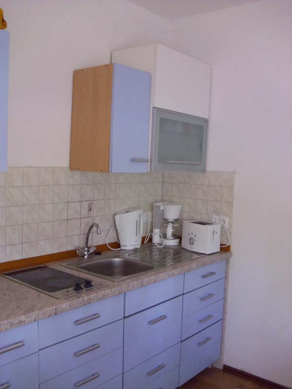 Augsburg Pension West: Küche